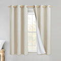 NICETOWN Linen Blackout Curtains 54" Long by NICETOWN