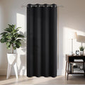 Joydeco Blackout Door Curtain for Doorway Privacy 90 Inches Long, Grommet by JOYDECO