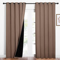 NICETOWN Warm Curtains for Winter, 100% Blackout Curtains Thermal, Noise by NICETOWN