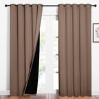 NICETOWN Warm Curtains for Winter, 100% Blackout Curtains Thermal, Noise by NICETOWN
