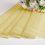 Chyhomenyc Mustard Yellow Sheer Valances - Image 9