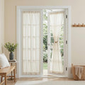 MYSKY HOME Linen French Door Curtains by MYSKYHOME