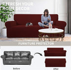 Easy-Going Stretch Oversized Loveseat Slipcover 1-Piece Sofa Cover Furniture - Image 4