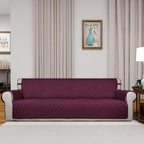 PureFit Reversible Quilted Sofa Cover, Water Resistant Slipcover Furniture - Image 2