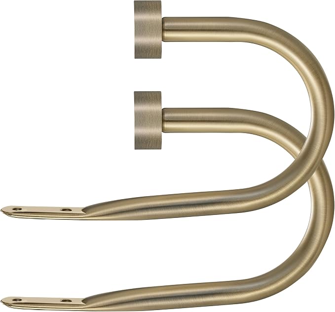 Premium Curtain Holdback, Quality Metal Decorative Curtain Holdbacks by Mayrhyme