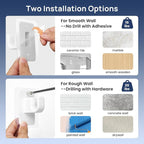 ENJOYBASICS 2 Pack No Drill Curtain Rods - Image 8
