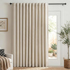 100% Blackout Shield Linen Blackout Curtains by 100BlackoutShield