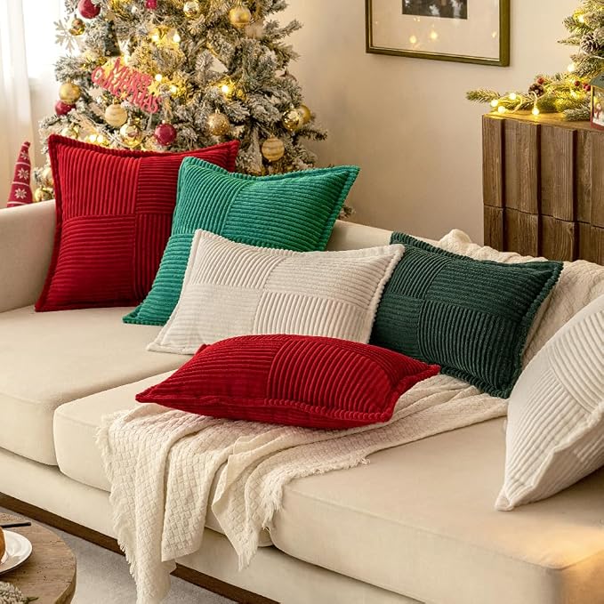 MIULEE Decorative Lumbar Throw Pillow Covers - Image 5