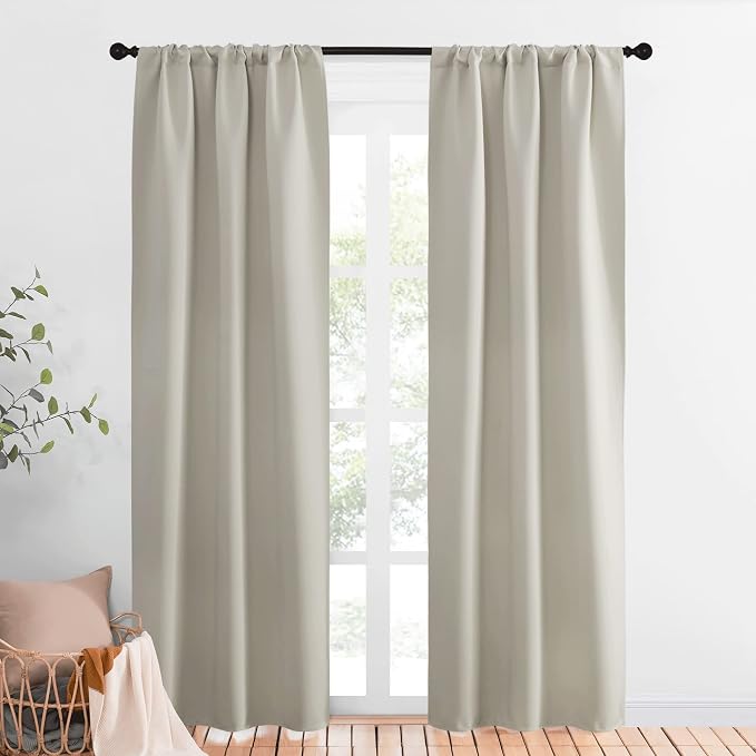 NICETOWN Blackout Curtains for Living Curtains, Room Darkening Window Curtain by NICETOWN