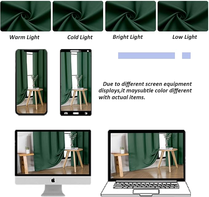 Simplebrand Ever Green Blackout Curtains - Image 9