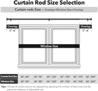 IFELS Heavy Duty Curtain Rods for Windows 48 to 84 Inch, 1 Inch Adjustable - Image 8