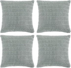 Fancy Homi 4 Packs Decorative Throw Pillow Covers by Fancy+Homi