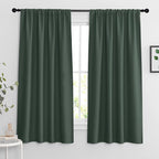 RYB HOME Blackout Curtains for Bedroom Living Room 63 inches Long, Thermal by RYBHOME