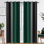 SimpleHome Ombre Room Darkening Curtains 84 inches Length - Image 2