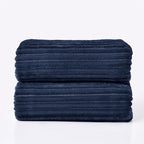BEDELITE Fleece Throw Blanket for Couch – 3D Ribbed Jacquard Soft and Warm - Image 7