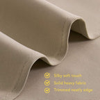 NICETOWN Room Darkening Draperies Window Curtain Panels, Thermal Insulated - Image 3