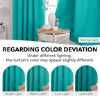 Deconovo Blackout Curtains, Thermal Insulated, W52 x L45 2 Panels, Back Tab - Image 6