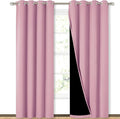 NICETOWN Full Shading Curtains 90" Long 2 Panels Set by NICETOWN