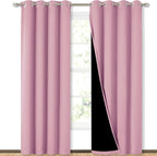 NICETOWN Full Shading Curtains 90" Long 2 Panels Set by NICETOWN