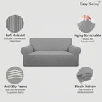 Easy-Going Stretch Oversized Loveseat Slipcover 1-Piece Sofa Cover Furniture - Image 3