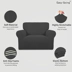 Easy-Going Stretch Oversized Chair Sofa Slipcover 1-Piece Couch Sofa Cover - Image 3