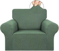 KEKUOU Stretch Single Sofa Slipcover 1 Piece Couch Sofa Cover Furniture by KEKUOU