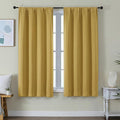 Simplebrand Ava Bright Gold Blackout Curtains by Simplebrand