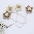 KLOGTSIND Flower Curtain Tiebacks, 6 Pack Boho Curtain Ties Elegant DIY Curtain - Image 6