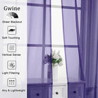 Gwine Sheer Curtains 96 Inches Long - Image 4