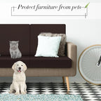 Newwiee Set of 4 Stretch Patio Cushion Covers Sofa Couch Seat Chair Slipcovers - Image 6