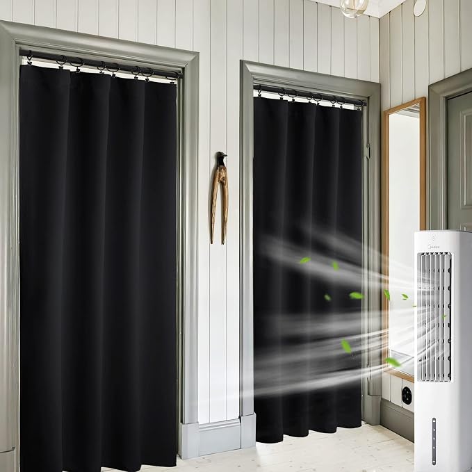 RYB HOME Blackout Curtains for Bedroom 102 inches Long, Privacy Thermal - Image 5