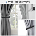 4pcs Curtain Holdbacks, Screw-in Curtain Tiebacks Curtain Tie Backs Curtain - Image 6
