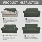 Easy-Going Stretch Sofa Slipcover 1-Piece Sofa Cover Furniture Protector Couch - Image 5