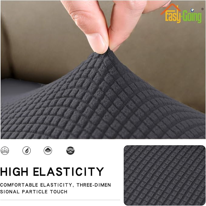 Easy-Going Stretch Loveseat Cushion Cover Sofa Cushion Furniture Protector Sofa - Image 4
