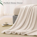 Whale Flotilla King Size Fuzzy Fleece Blanket - Image 7