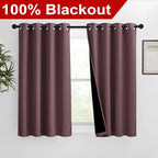NICETOWN Warm Curtains for Winter, Bedroom Full Blackout Curtain Panels - Image 2