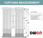 DWCN Blackout Curtains for Living Room Thermal Insulated, Energy Saving & Noise - Image 8