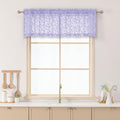 Chyhomenyc Light Purple Sheer Valances by Chyhomenyc