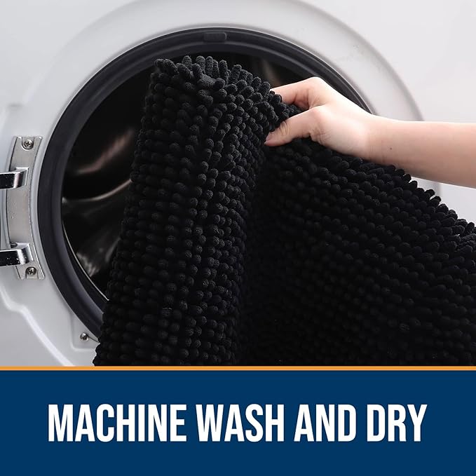 OLANLY Dog Door Mat for Muddy Paws 54x32, Absorbs Moisture and Dirt, Absorbent - Image 5