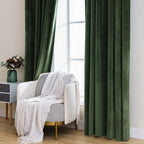 MIULEE Velvet Curtains 2 Panels Luxury Blackout Curtains - Image 7