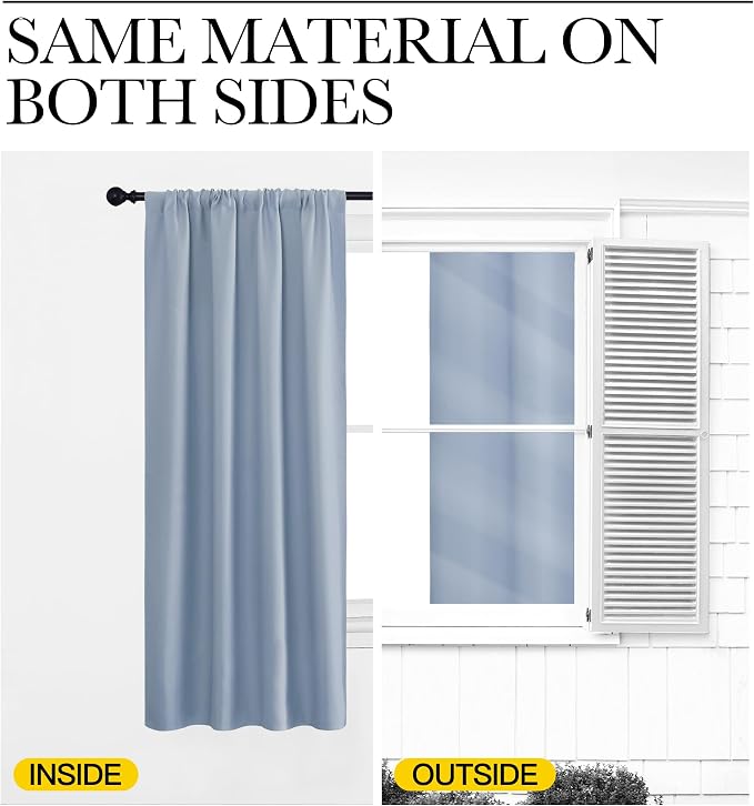 NICETOWN Room Darkening Curtains - Image 5