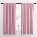 NICETOWN RV Blackout Curtains for Camper Windows, Rouge Pink, Short Blackout by NICETOWN