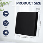 8Pcs Outdoor Cushion Covers, Patio Cushion Covers, Stretch Elastic Slipcovers - Image 2