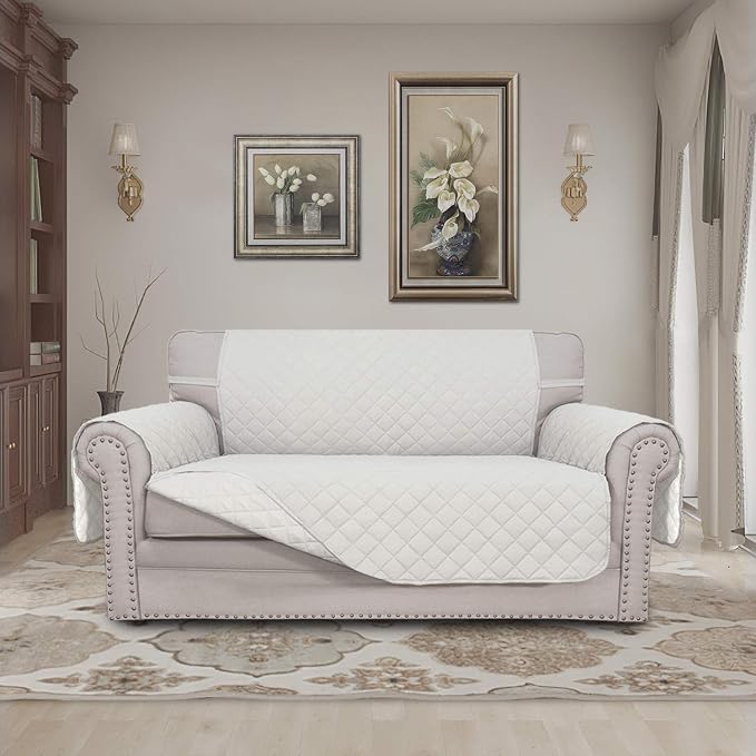 Easy-Going Reversible Loveseat Couch Cover - Image 2