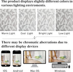 Lecloud Leia Ivory Sheer Curtains 84 Inches Long 2 Panels, Airy Voile Jacquard - Image 5