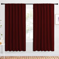 NICETOWN 2 Panels Blackout Curtains, Rod Pocket Window Curtains Room Darkning by NICETOWN