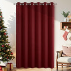 Joydeco Blackout Patio Sliding Door Curtains 84 Inches Long, Grommet Privacy by JOYDECO