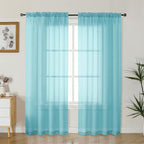 Gwine Sheer Curtains 72 Inch Length by Gwine