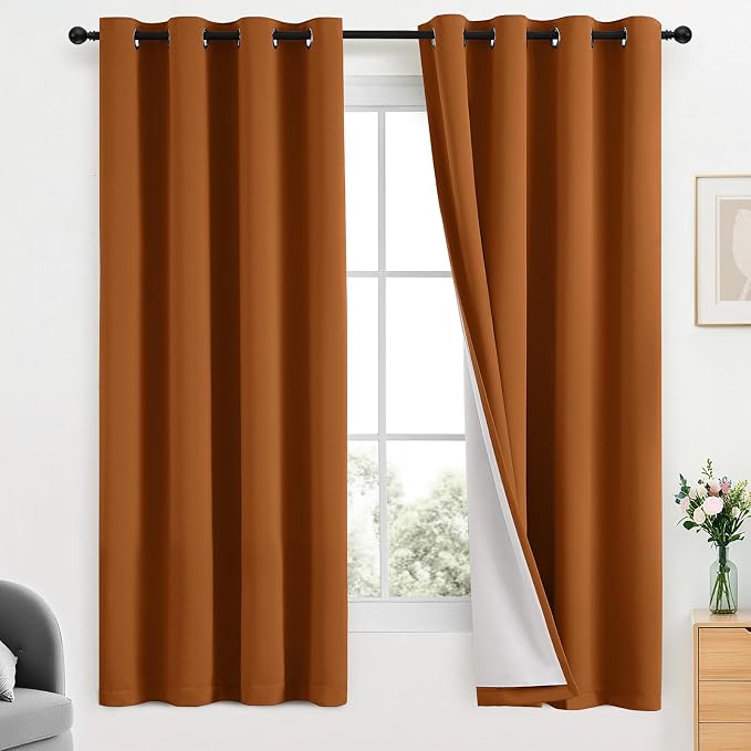 Yakamok Room Darkening 100% Blackout Curtains Grommet Window Treatments by Yakamok