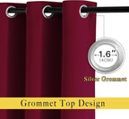 NICETOWN 84 inches Bedroom Curtains Panels - Image 2